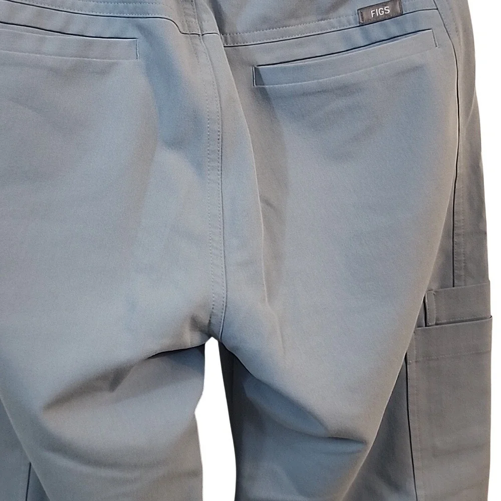 Figs Scrub Pants XS Light Blue Technical Collection Cargo Medical Utility Men